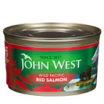 John West Wild Pacific Red Salmon Skinless & Boneless 170g