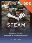 Steam Wallet Top-Up €50 (£43.49) / €20 - £12.34