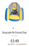 Despicable Me inflatable kids chair