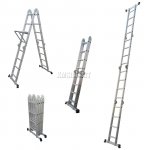 4.75M Multi Purpose Aluminium Ladder With Tool Tray + free fast del