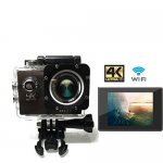 UthCracy 4K WIFI 16MP FHD Sports Action Camera Waterproof with Free Accessories (Black) with promotion Sold by UthCracy Direct