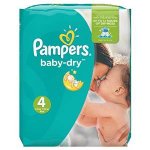 Amazon Pampers Baby-Dry Nappies Monthly Saving Pack - Size 4, Pack of 174 on S&S with Amazon Family & &pound;6 Dicsount Voucher