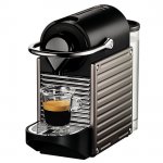 Nespresso Pixie Automatic Coffee Machine by KRUPS (Titanium or Red) + 3 year guarantee