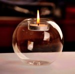 Handmade Crystal Glass “Tealight” Holder