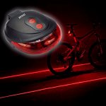 Rear laser bike light