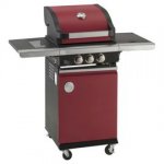 MasterChef 2 Burner Gas BBQ with Side Burner, Red @ Tesco Direct (Avoidable 7.95 delivery charge)