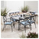 Lucerne Garden Dining Set, 7 piece