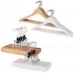 Set of wooden hangers for 6 coats or 5 trousers or in-store from Thursday