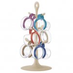 Bodum Bistro Copenhagen Mug Tree & Glass Cup Set
