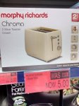 Morphy Richards Chroma Cream Two Slice Toaster