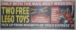 Free" Lego Toys Daily Mail, Mail On Sunday 8th/9th, 15th/16th, 22nd Oct at WHSmith and Tesco Express