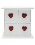 Heart Handle Wooden Cabinet Box C&C