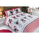 Christmas Pugs Duvet Set, single double £5.99, king size £7.99