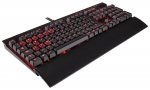 Corsair CH-9000114-UK K70 Cherry MX Red Performance Red Backlit Mechanical Gaming Keyboard - Black