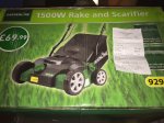 Greenline 1500w scarifier *NOW ONLINE