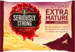 Seriously Strong Mature and Extra Mature Cheddar Cheese 500g
