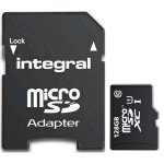 Mymemory.co.uk INTEGRAL 128GB MICRO SDXC CARD FOR SMARTPHONE AND TABLET UHS-I U1 - 80MB/S with VUB5 code