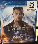 I, Robot 3D Blu-Ray (Inc 2D Blu-Ray) - Plus others