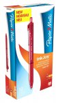 Paper Mate Inkjoy 300 RT Retractable Ball Pen Medium Tip 1.0mm - Red (Box of 12)