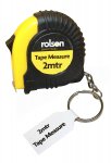 Rolson Rubberised Tape Measure, 2 m