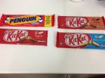 Penquin, kitkat orange, original, cookies & cream any 2 packs from tomorrow (5/10/16)