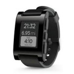 Pebble Classic Fitness Smartwatch - Black/Red/White