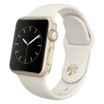 Apple Watch Sport 38mm Gold Case & Antique White Band