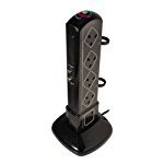 From Amazon. Masterplug Indoor Power SRPC102PB-MS 10-Gang Tower Surge-Protected Socket with 2 m Extension Lead and Coax Protection - Polished Black Prime (plus non prime)