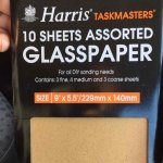 Harris sandpaper 10 pack