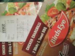 2 Birds Eye Chicken Chargrills scanning (Regular price &pound;1.58)
