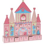Pink Princess Wooden Castle Advent Calendar