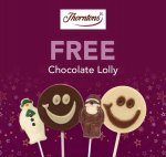 thorntons free chocolate lolly