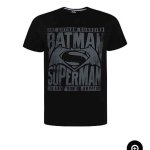 Men's 100% cotton superman and batman tshirts