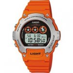 Casio Men's Orange Illuminator LCD Watch