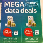 New Tesco Mobile Sim Deals (£12.50 6GB or £17.50 12GB)