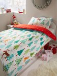 Winter Trees Single Reversible Duvet Cover Set now £8.55 at Very