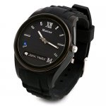 Martian Notifier Smartwatch with Text and App Alerts for iOS and Android Devices - Black