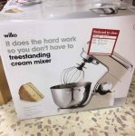 Freestanding Cake Mixer (Cream) Now Clear