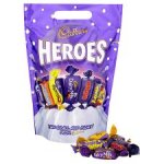 Sweet Pouches, Roses 500g, Celebrations 490g, Quality Street 550g, Heroes 500g, Thorntons Moments 448g, Dairy Milk Chunks 470g. x2
