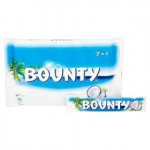 Bounty (Twin) x7, Ripple x 7, Twix (Twin) x 7, Mars, Snickers x 9, Milky Way x12