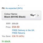 Rayban Justin wayfarer black sunglasses at Amazon (sold my Amazon so genuine)