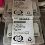 2 x 90 min cassette tapes