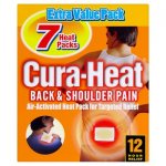 Cura Heat Back & Shoulder Pain 7 patches Lloyds Pharmacy online and instore