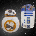 Star Wars R2D2 / BB-8 Paper Light Shade using code