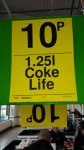 Coke life 1.25ltr