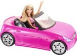 Barbie convertible and Barbie playset