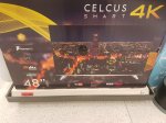 48" CELSUS 4k SMART LED TV WIFI