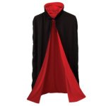 Childs Red & Black Halloween Cape