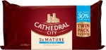 Cathedral City Mature Cheddar (700g) or Lighter Mature Twin Pack (2 x 350g) (£5.00 a Kilo) (Rollback Deals)