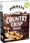 Jordans Country Crisp with 70% Cocoa Dark Chocolate / Chunky Nut / Luxery Raisins / Raspberry / Strawberry (500g)